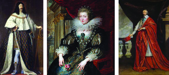 Louis XIII, Marie-Antoinette et Richelieu